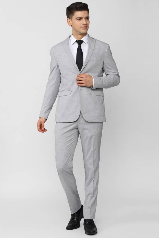 Single Breasted Solid Men Suit